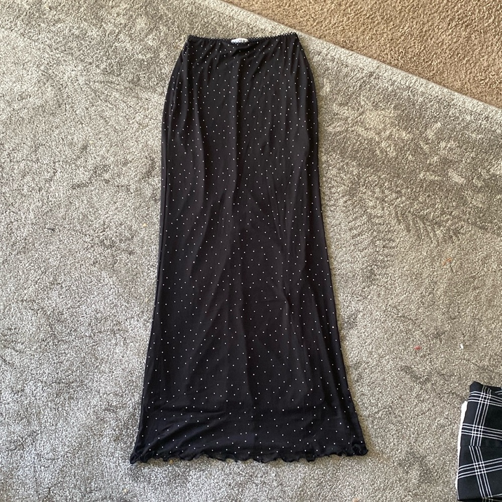 Sequined Maxi Skirt